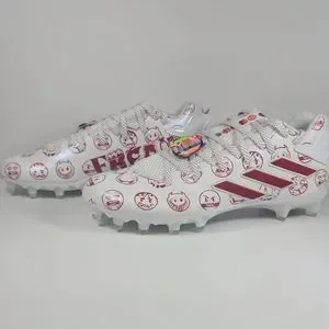 Adidas Freak 22 Big Mood DSG SM Mens Football Cleats White GZ6901 NEW Multi Sz ADIDAS FREAK 22 BIG MOOD FOOTBALL CLEATS DSG SM WHITE RED  main image 2